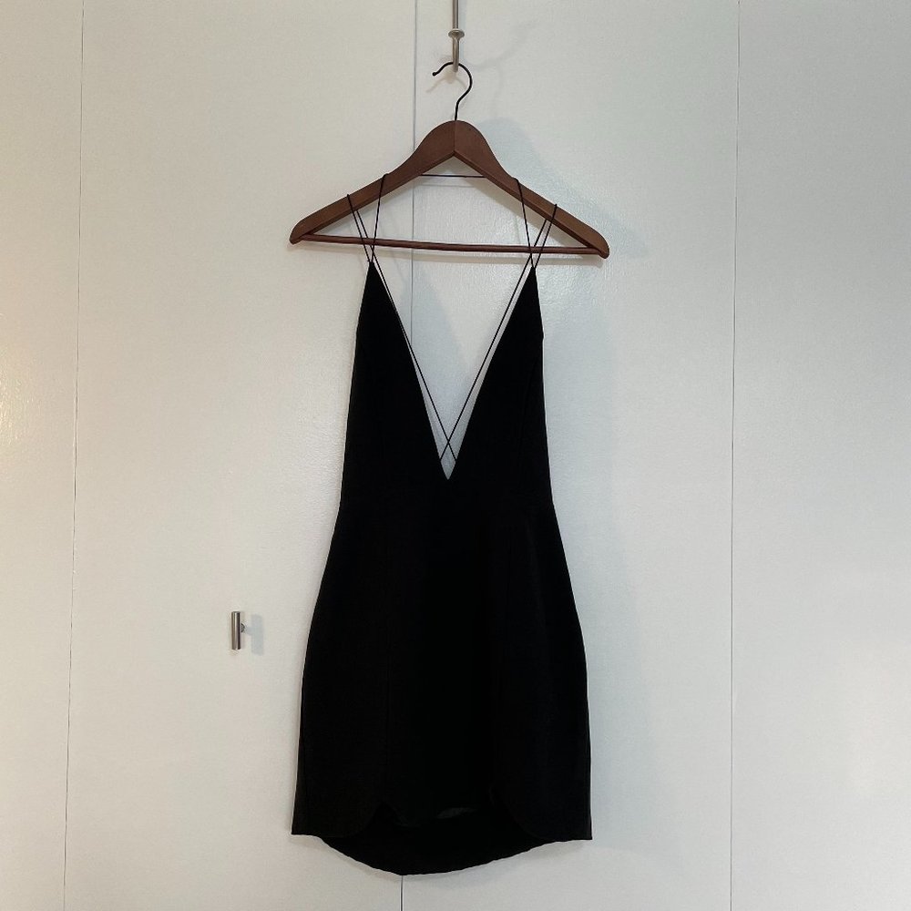 Nasty Gal Strappy Little Black Dress - M
